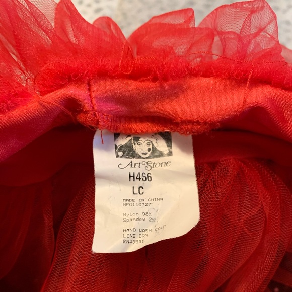 Very full tulle tutu with velour bodysuit. - Picture 12 of 13